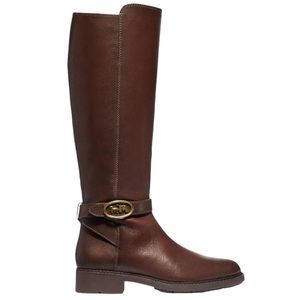 COACH Ruby Horse and Carriage tall Boots